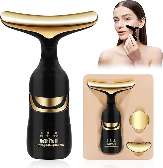 Masajeador Facial 3en1 Cuello, Cara y Ojos