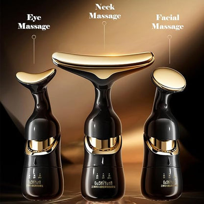 Masajeador Facial 3en1 Cuello, Cara y Ojos