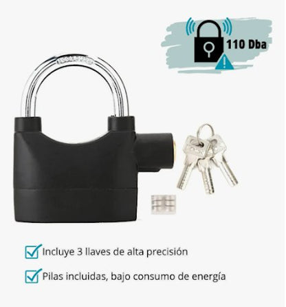 ⚡ Defender Lock 2 en 1 – Fuerza de acero + alarma de alta potencia.